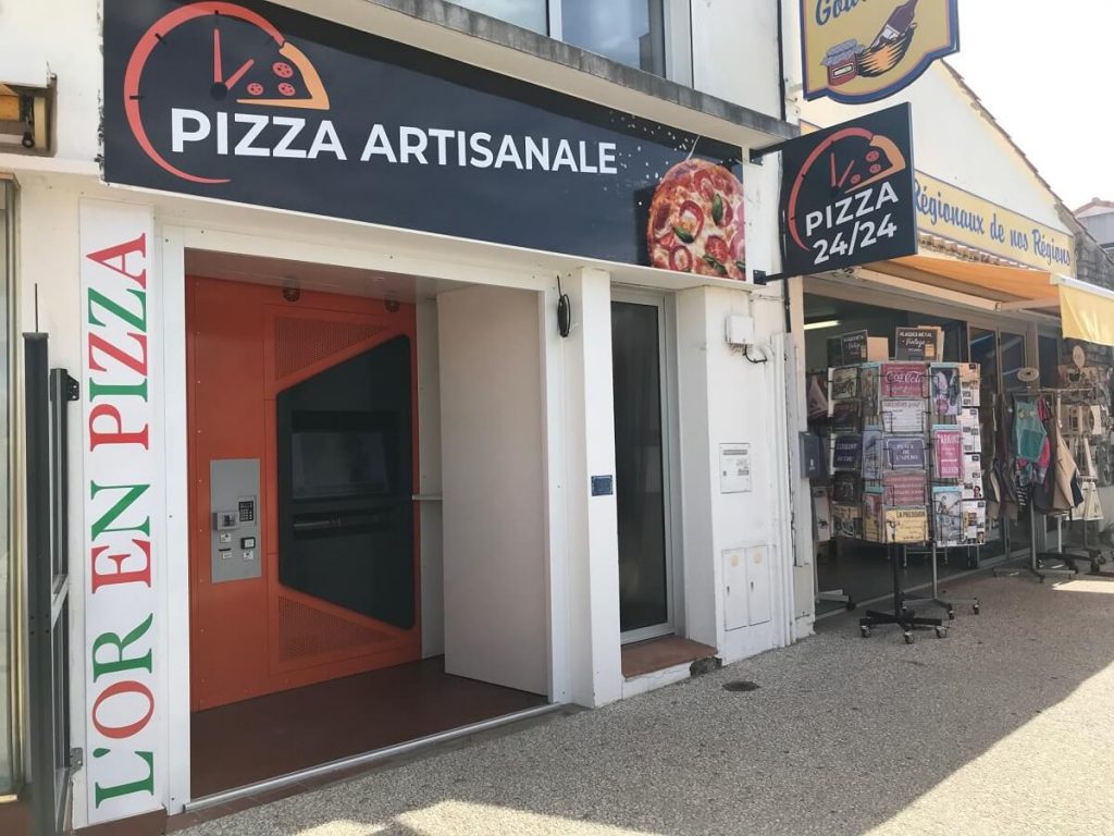 Distributeur de pizza à Fromentine