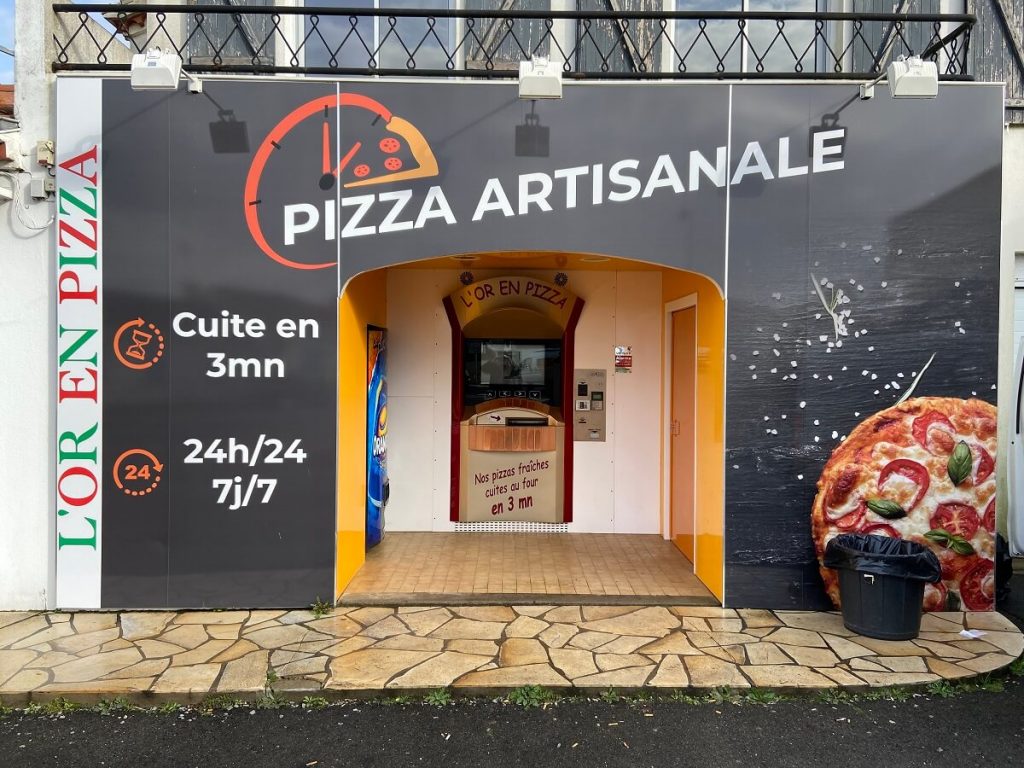 Distributeur de pizza à Beauvoir sur Mer