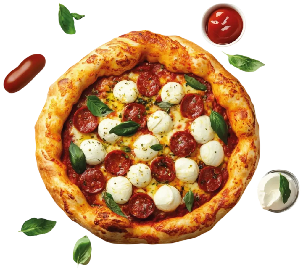 Illustration L'or en pizza, pizzeria à Beauvoir-sur-Mer